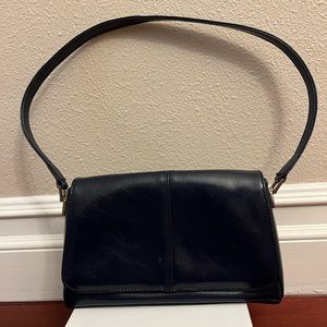 Liz Claiborne Navy Small Shoulder Bag